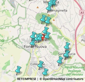 Mappa Via Salvatoretto, 00043 Fonte Nuova RM, Italia (2.3135)