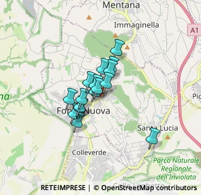 Mappa Via Salvatoretto, 00043 Fonte Nuova RM, Italia (1.06563)