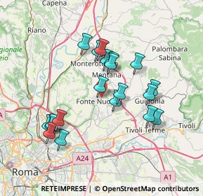 Mappa Via Salvatoretto, 00043 Fonte Nuova RM, Italia (7.1155)