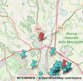 Mappa SP15a, 00188 Roma RM, Italia (6.686)