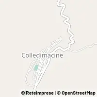 地図 Colledimacine