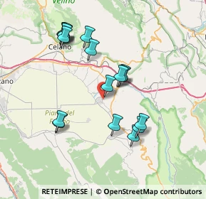 Mappa Via Vittorio Bachelet, 67058 San Benedetto dei Marsi AQ, Italia (7.59941)