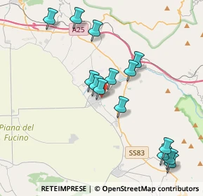Mappa Via Vittorio Bachelet, 67058 San Benedetto dei Marsi AQ, Italia (4.20714)