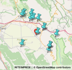 Mappa Via Monte Velino, 67058 San Benedetto dei Marsi AQ, Italia (7.23)