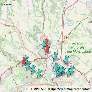 Mappa Via degli Uffici, 00188 Roma RM, Italia (5.55813)