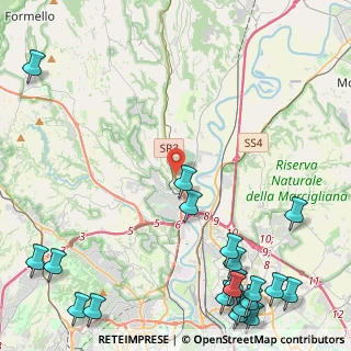 Mappa Via degli Uffici, 00188 Roma RM, Italia (7.4605)
