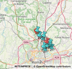 Mappa Largo Giampaolo Borghi, 00188 Roma RM, Italia (6.01333)