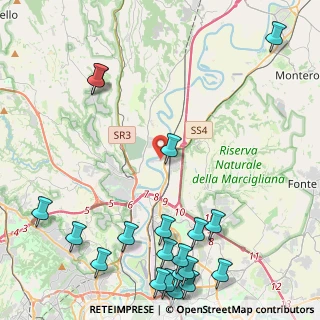 Mappa Via Pomonte, 00138 Roma RM, Italia (6.612)