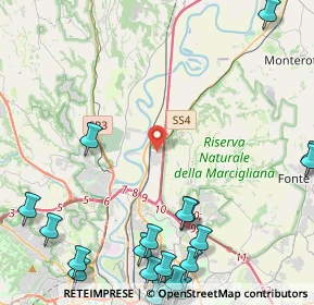 Mappa Via Miolata, 00138 Roma RM, Italia (6.977)