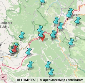 Mappa 00020 Saracinesco RM, Italia (9.831)