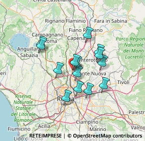 Mappa Salaria, 00138 Settebagni RM, Italia (11.25714)