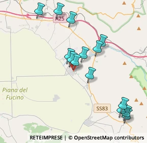 Mappa Via Pagliarelle, 67058 San Benedetto dei Marsi AQ, Italia (4.30286)