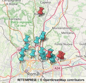 Mappa E35 Fi, 00137 Roma RM, Italia (7.497)
