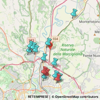 Mappa E35 Fi, 00138 Roma RM, Italia (4.43357)