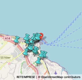 Mappa Molo Nord Est Porto di, 86039 Termoli CB, Italia (1.5395)