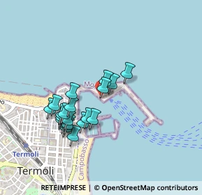 Mappa Molo Nord Est Porto di, 86039 Termoli CB, Italia (0.4135)