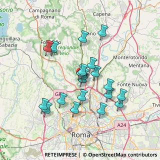 Mappa Via Alessandro Zannetti, 00188 Roma RM, Italia (6.8205)