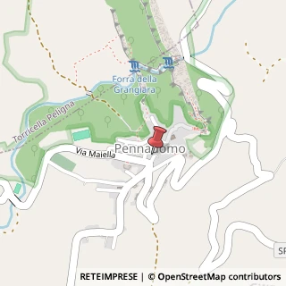 Mappa Via roma 9, 66040 Pennadomo, Chieti (Abruzzo)