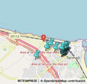 Mappa Via del Mare, 86039 Termoli CB, Italia (0.9775)