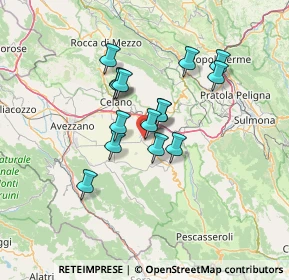 Mappa Via Nuova, 67058 San Benedetto dei Marsi AQ, Italia (10.89133)