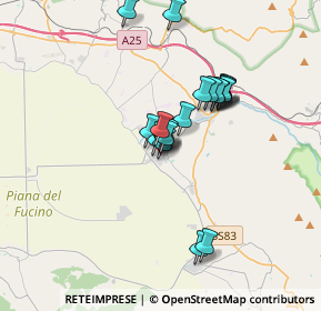 Mappa Via Nuova, 67058 San Benedetto dei Marsi AQ, Italia (2.8285)