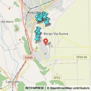 Mappa Via Edison, 67051 Avezzano AQ, Italia (1.89857)