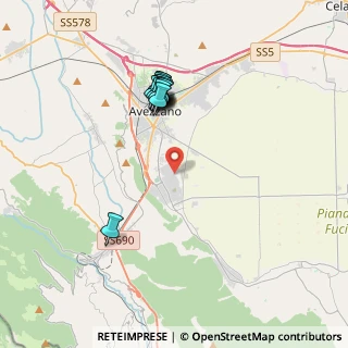 Mappa Via Edison, 67051 Avezzano AQ, Italia (3.605)