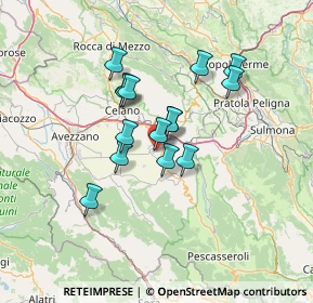 Mappa Via Cardito, 67058 San Benedetto dei Marsi AQ, Italia (10.94067)