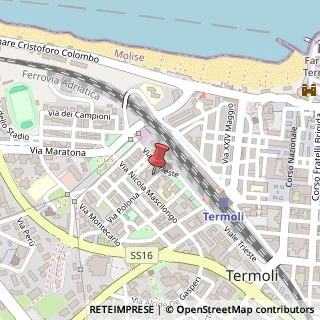 Mappa Via Polonia, 7, 86039 Termoli, Campobasso (Molise)