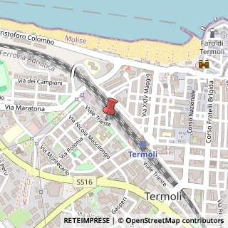 Mappa Viale Trieste, 5, 86039 Termoli, Campobasso (Molise)