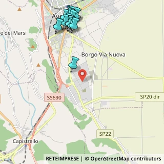 Mappa Via Albert Einstein, 67051 Avezzano AQ, Italia (3.016)
