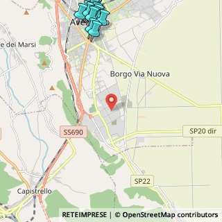 Mappa Via Albert Einstein, 67051 Avezzano AQ, Italia (3.66118)