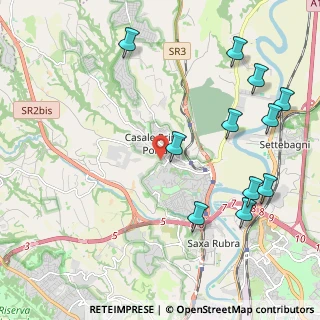 Mappa Via melegnano, 00188 Roma RM, Italia (2.70818)
