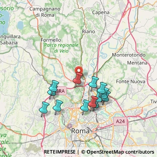 Mappa Via melegnano, 00188 Roma RM, Italia (7.72385)