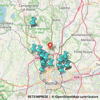 Mappa Via melegnano, 00188 Roma RM, Italia (7.398)