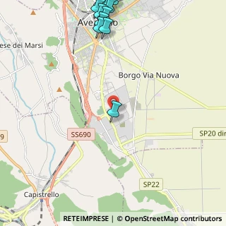 Mappa Via Copernico, 67051 Avezzano AQ, Italia (3.30182)