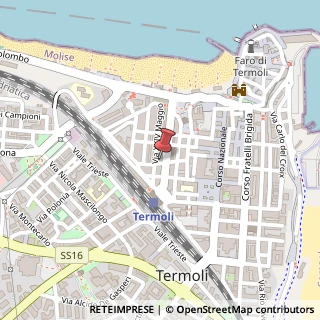 Mappa Via Duca degli Abruzzi, 21, 86039 Termoli, Campobasso (Molise)
