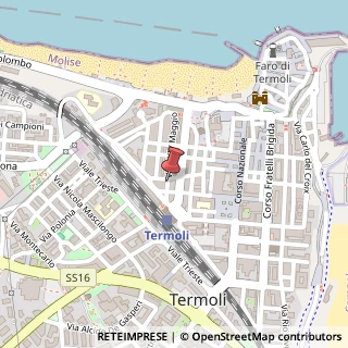 Mappa Via XXIV Maggio, 8, 86039 Termoli, Campobasso (Molise)