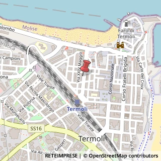 Mappa Corso Mario Milano, 20, 86039 Termoli, Campobasso (Molise)
