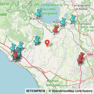 Mappa Via Casale di Tragliatella, 00054 Fiumicino RM, Italia (11.735)