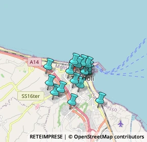 Mappa Via Germania, 86039 Termoli CB, Italia (1.09882)