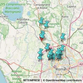 Mappa Via Stazione della Storta, 00123 Roma RM, Italia (7.727)