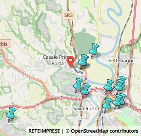 Mappa Via della Giustiniana, 00100 Roma RM, Italia (2.51583)