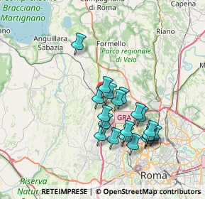 Mappa Via del Cenacolo, 00123 Roma RM, Italia (6.748)