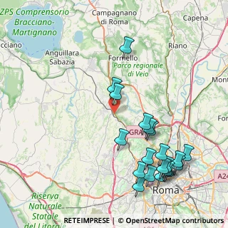 Mappa Via R. Selvatico, 00123 Roma RM, Italia (10.233)