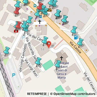 Mappa Via del Cenacolo, 00123 Roma RM, Italia (0.09615)
