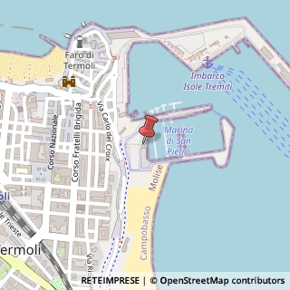 Mappa Via del Porto, 82, 86039 Termoli, Campobasso (Molise)