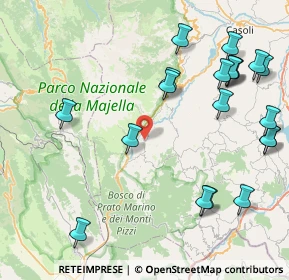 Mappa Via Giuseppe Mazzini, 66010 Lettopalena CH, Italia (10.8545)