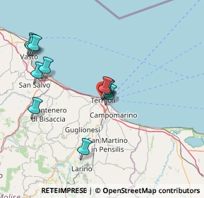 Mappa Via Caduti di Tutte le Guerre, 86039 Termoli CB, Italia (15.67182)