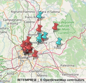 Mappa Via delle Molette, 00013 Fonte Nuova RM, Italia (13.156)